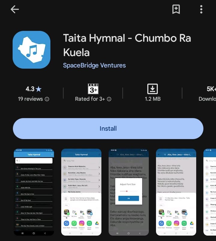 Taita Hymnal